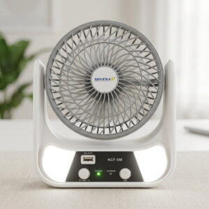 All-in-One Cooling Fan with Light & Mobile Charging