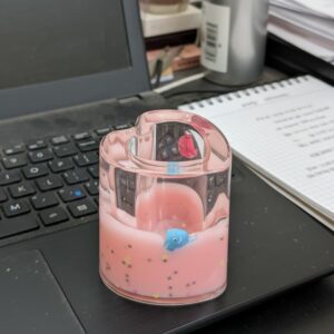 Heart Shaped Paperweight + Penholder