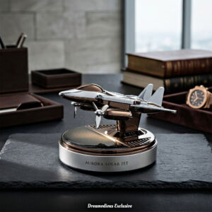 Modern F22 Raptor Aircraft Solar Showpiece