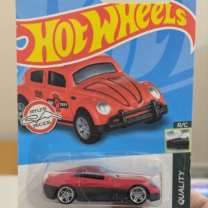 Red Turbo Metal Racing Car