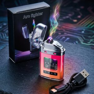 Premium ARC Lighter ~ Rechargeable Waterproof + Windproof