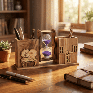 Love in Time Desk Organizer