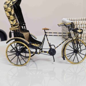 Royal Heritage Rickshaw – Large Handcrafted Showpiece