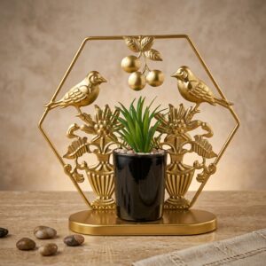 Metal Bird n Flower Tob