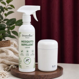 Natural Mosquito Repellent Liquid 400 ML with Spray + Humidifier Combo
