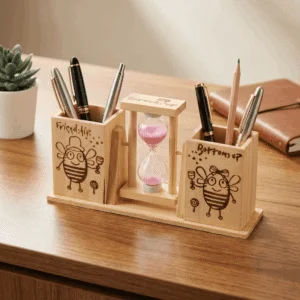 BeeCraft Wooden Pen Holder